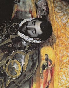 Das Begräbnis des Grafen Orgaz (Detail) von El Greco