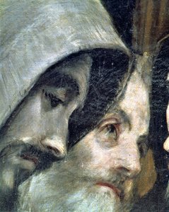 Das Begräbnis des Grafen Orgaz (Detail)