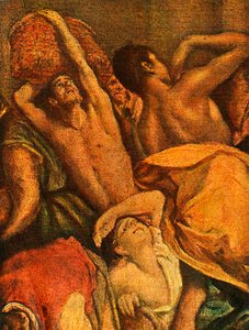 Die Vertreibung der Geldwechsler aus dem Tempel von El Greco