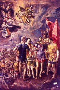 Das Martyrium des heiligen Mauritius, 286 um 1580-1581