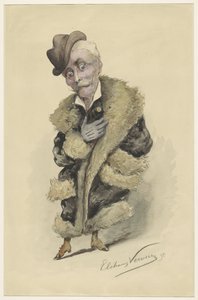 Karikatur des Künstlers Jan Gerard Smits von Elchanon Verveer