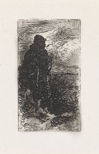 Stehender Fischer mit Pfeife von Elchanon Verveer