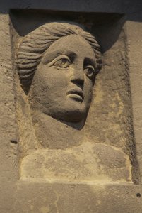 Relief darstellend Venus, Wochengoetterstein (Detail)