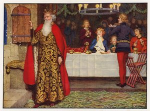 Weihnachtslieder: Guter König Wenzel von Eleanor Fortescue Brickdale