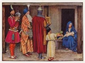 Weihnachtslieder: Die Könige aus dem Morgenland von Eleanor Fortescue Brickdale