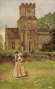 Ich verlasse die Kirche während der Predigt von Eleanor Fortescue Brickdale