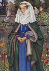 Illustration für Idylls Of The King von Alfred Lord Tennyson von Eleanor Fortescue Brickdale