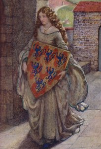 Illustration für Idylls Of The King von Alfred Lord Tennyson von Eleanor Fortescue Brickdale