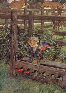 Wird jemand von einer Träne betrogen, Die wie eine Perle Verachtung trägt? Hier steht der Dieb von Eleanor Fortescue Brickdale