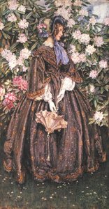Dame mit Sonnenschirm von Eleanor Fortescue Brickdale