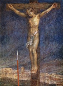 Der Triumph des Königs, "Es ist vollbracht" von Eleanor Fortescue Brickdale