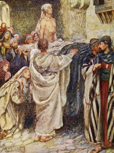 Der Sohn der Witwe in Nain auferweckt von Eleanor Fortescue Brickdale