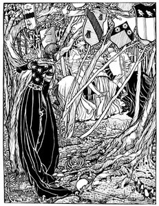 Eine Illustration für Sir Lancelot Du Lake, 1898