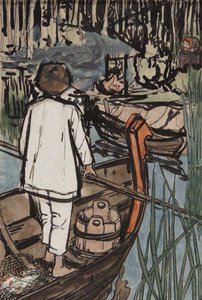 Illustration zu Die Geschichte von Synko-Philipko von Elena Dmitryevna Polenova