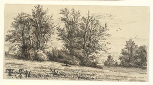 Landschaft mit Baumgruppen von Eleonore Christine Tscherning