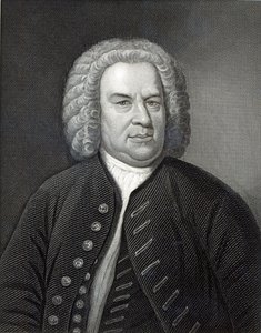 Porträt von Johann Sebastian Bach, deutscher Komponist von Elias Gottleib Haussmann