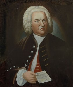 Porträt von Johann Sebastian Bach, Mitte des 18. Jahrhunderts