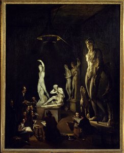 Gießraum der Royal Academy of London im Jahr 1770 von Elias Martin