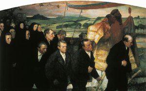 Die Prozession des Corpus in Lezo von Elias Salaverria Inchaurrandieta