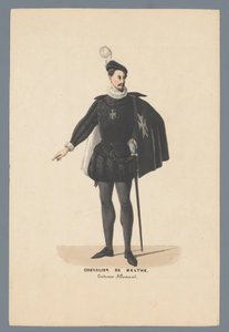 Chevalier De Malthe, Deutsches Kostüm von Elias Spanier