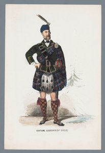 Schottisches Kostüm (19. Jahrhundert) von Elias Spanier
