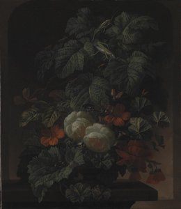 Eine Schale Blumen von Elias van den Broeck