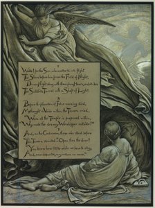 (Illustration zu den Rubáiyát des Omar Khayyám) Das Erwachen von Elihu Vedder