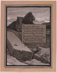 (Illustration für Rubáiyát von Omar Khayyám) Höfe von Jamshyd von Elihu Vedder