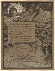 (Illustration für Rubáiyát von Omar Khayyám) Omars Grab