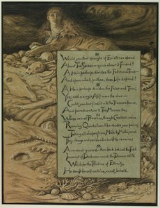 (Illustration für Rubáiyát von Omar Khayyám) Das Unvermeidliche Schicksal