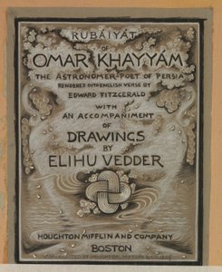 Illustration für Rubáiyát von Omar Khayyám, Titelseite von Elihu Vedder
