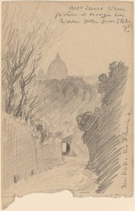 Arco Oscuro--Über die Via Flaminia, ca. 1890 von Elihu Vedder