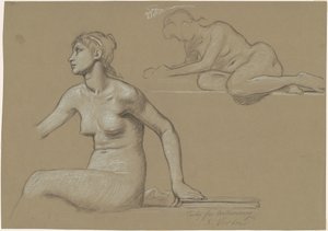 Studie für Astronomie, 1892 von Elihu Vedder