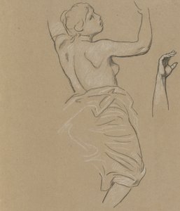 Studie für die Figur des Herbstes
