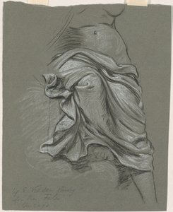 Studie für "Die Schicksale sammeln die Sterne" von Elihu Vedder