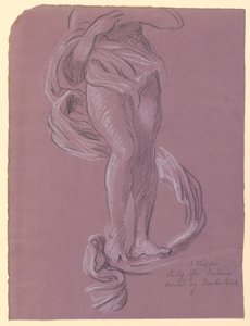 Studie von "Fortuna" von Elihu Vedder