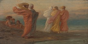 Die Musikgesellschaft, ca. 1875 von Elihu Vedder