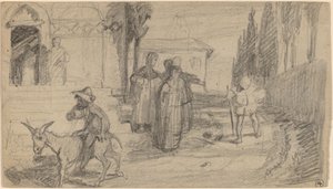 Das Gleichnis vom Müller und dem Esel von Elihu Vedder