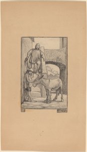 Der Sohn und der Esel von Elihu Vedder