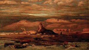 The Sphinx at the Seashore von Elihu Vedder