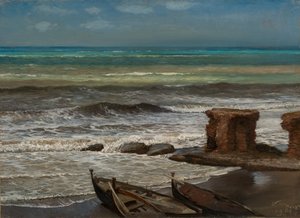 Wellen bei Palo 1874 von Elihu Vedder