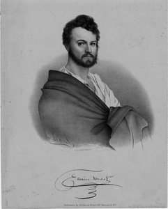 Edwin Forrest (1806-72), Schauspieler, Lithographie von Nathaniel Currier, veröffentlicht von Brown und Minot, New York