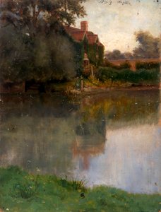 Am Rande eines Baches von Eliphalet Frazer Andrews