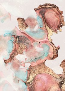 Flüssiges Gold und Türkis von Elisabeth Fredriksson