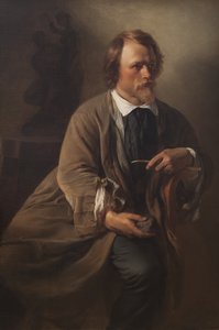 Der Bildhauer Jens Adolf Jerichau, der Ehemann der Künstlerin von Elisabeth Jerichau Baumann