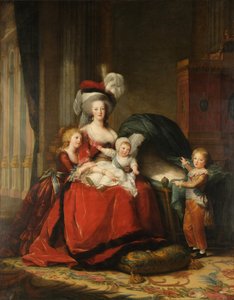 Marie-Antoinette von Lorraine-Habsburg, Königin von Frankreich, und ihre Kinder