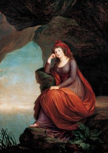 Porträt von Maria Josepha Hermenegilde von Liechtenstein, Prinzessin Esterhazy, als Ariadne auf Naxos