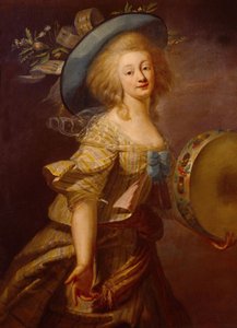 Porträt von Marie-Anne de Cupis, auch bekannt als La Camargo von Elisabeth Louise Vigee Lebrun