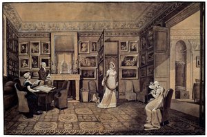 Salon im Baryatinsky-Haus in Altona, 1807 von Elisabeth Louise Vigee Lebrun