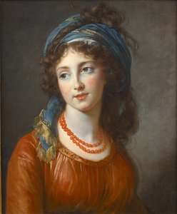 Porträt von Aglaé de Gramont, geb. de Polignac 1768-1812, 1794 von Elisabeth Louise Vigee Lebrun